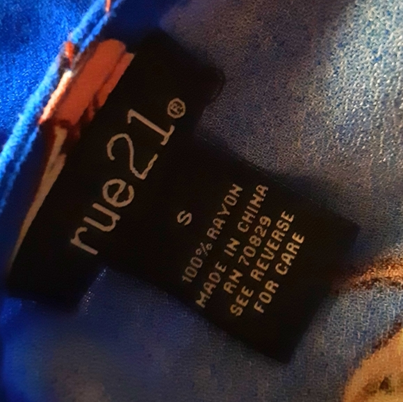 Rue 21 Floral Pipe Kimono Bell Sleeve Size Small - Picture 10 of 11